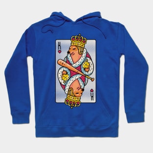 Cheems - The King | King of Hearts Playing Card | Shibe | Shiba Inu Hoodie